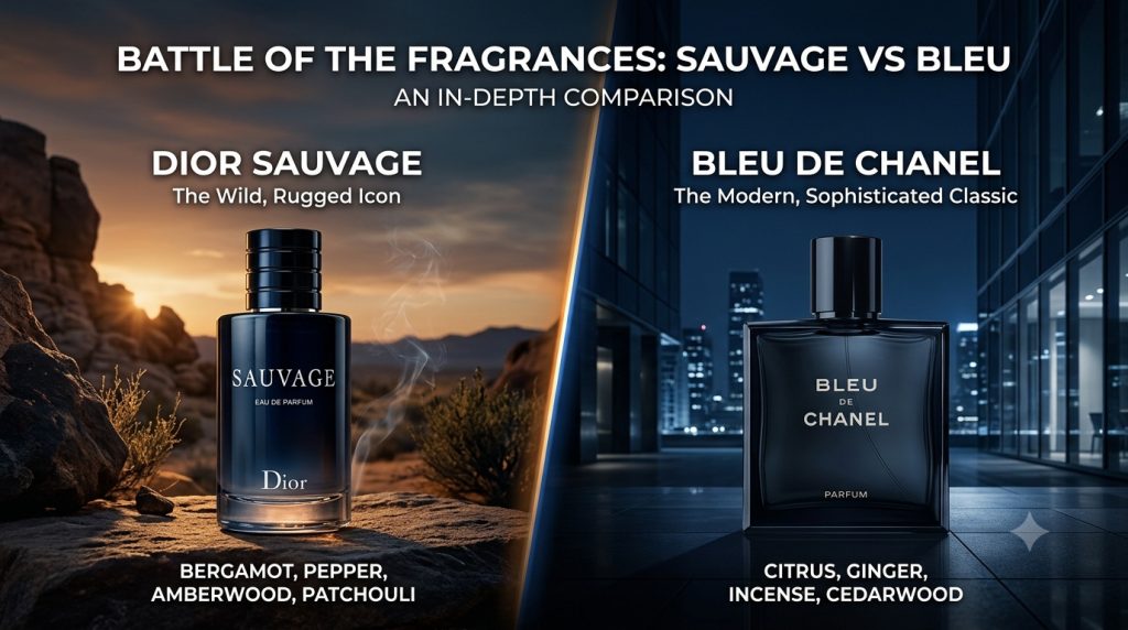 Dior Sauvage vs Bleu de Chanel — Which Should You Buy?