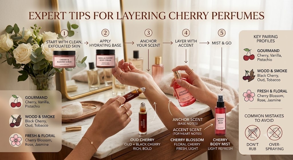 Expert Tips for Layering Cherry Perfumes