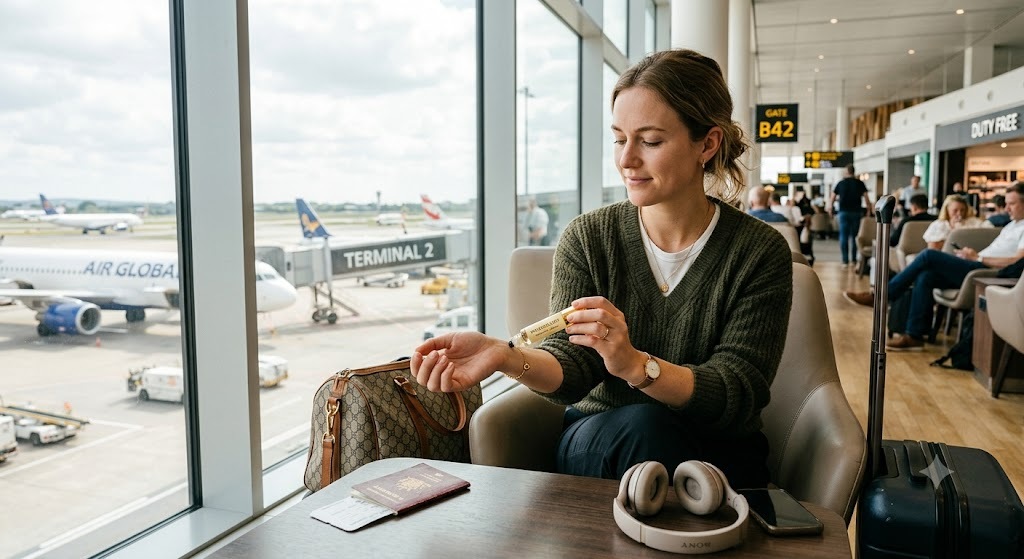 Step-by-Step Guide to Applying Fragrance Before a Flight
