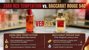 Zara Red Temptation vs. Baccarat Rouge 540: Is the $30 Clone Worth It?
